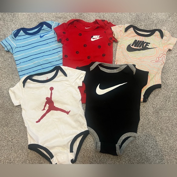 Nike & Jordan Baby Boy Bodysuits - 6M - Picture 1 of 2